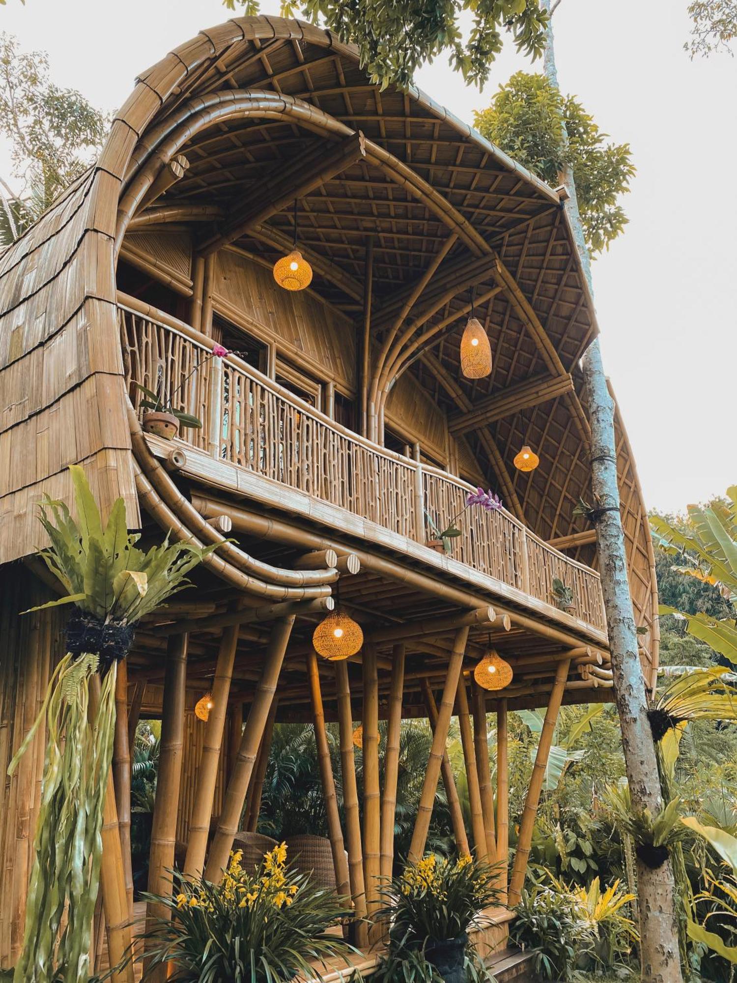 Willa Alamvaya Bali Bamboo House Sidemen  Zewnętrze zdjęcie