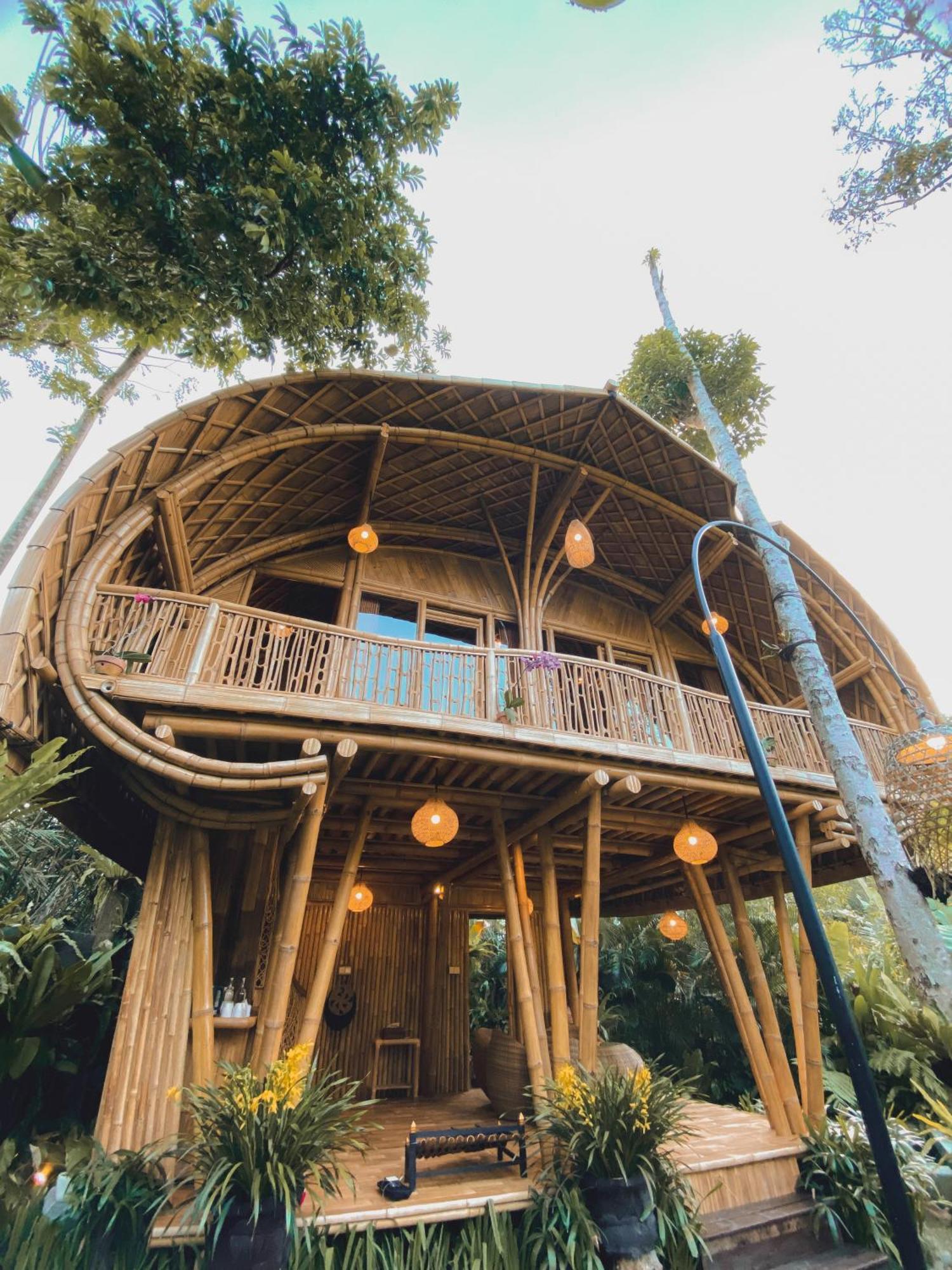Willa Alamvaya Bali Bamboo House Sidemen  Zewnętrze zdjęcie