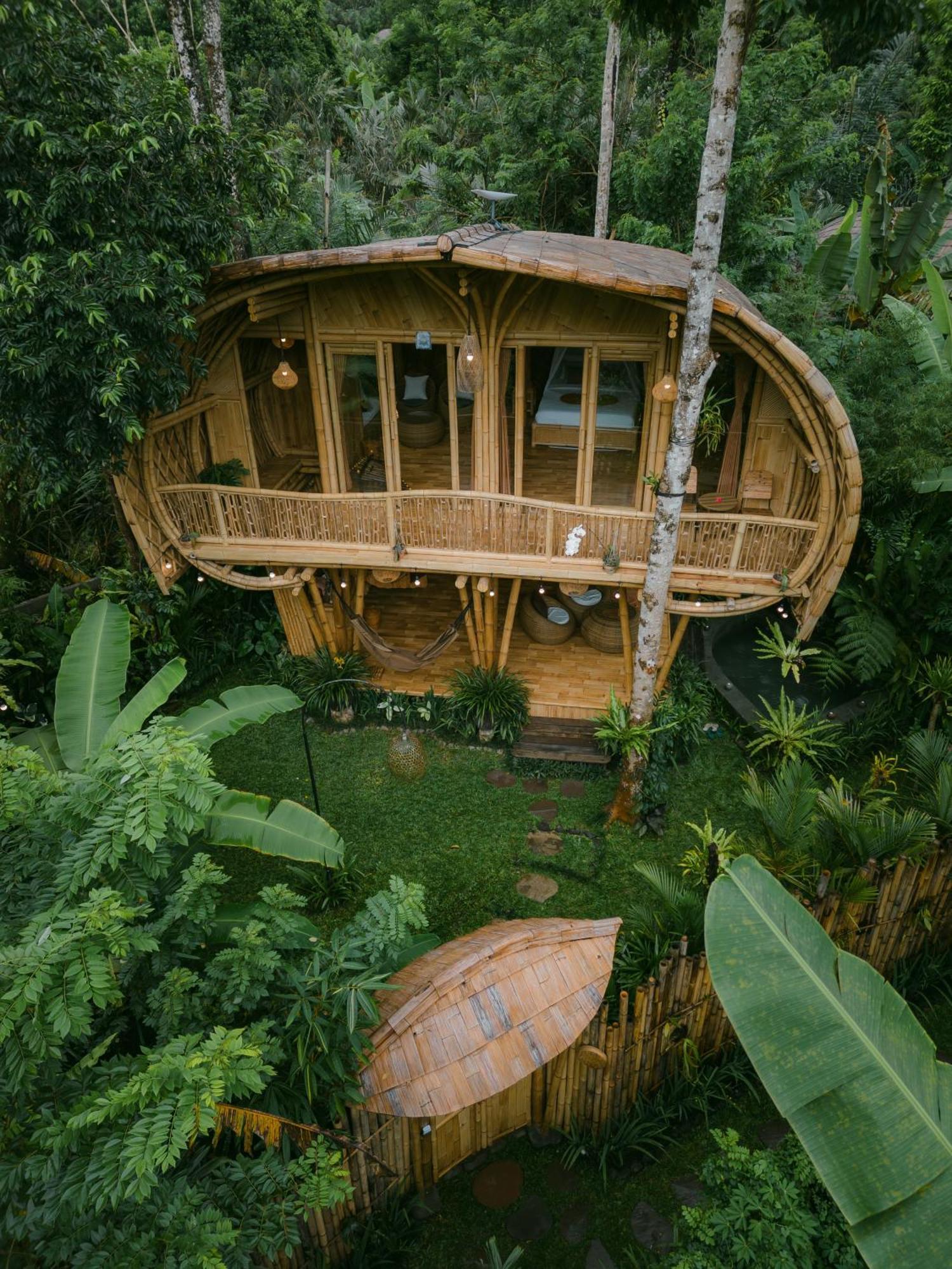 Willa Alamvaya Bali Bamboo House Sidemen  Zewnętrze zdjęcie