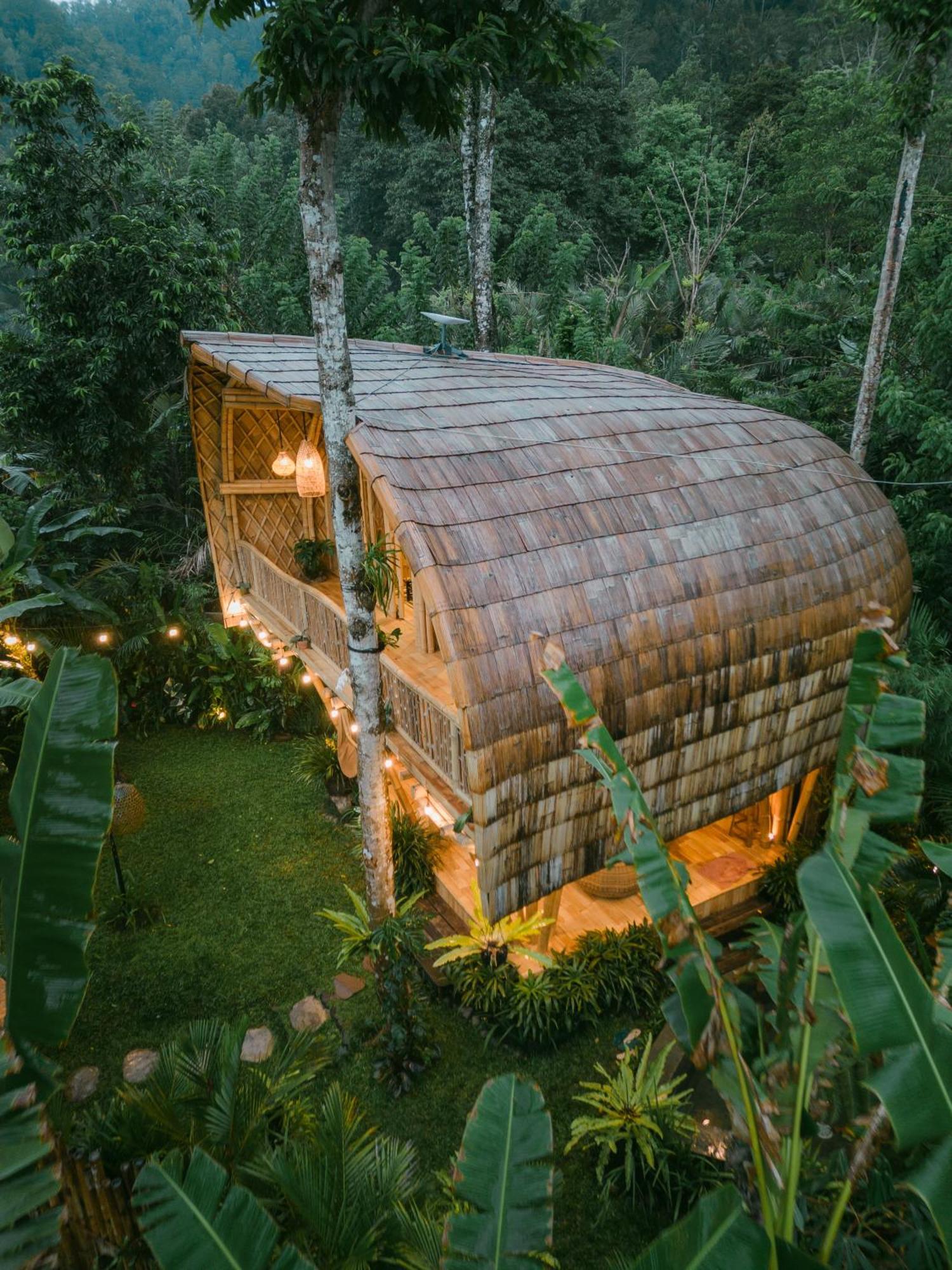 Willa Alamvaya Bali Bamboo House Sidemen  Zewnętrze zdjęcie