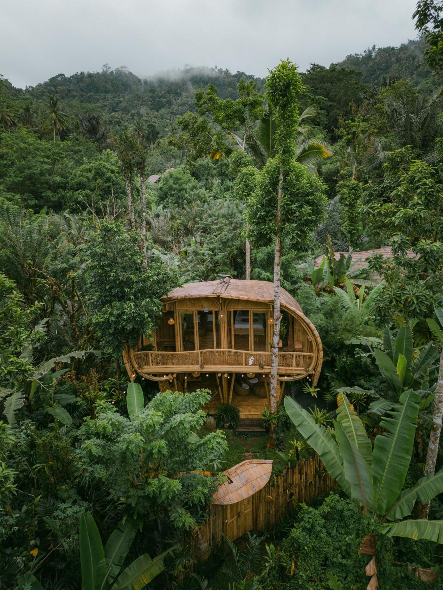 Willa Alamvaya Bali Bamboo House Sidemen  Zewnętrze zdjęcie