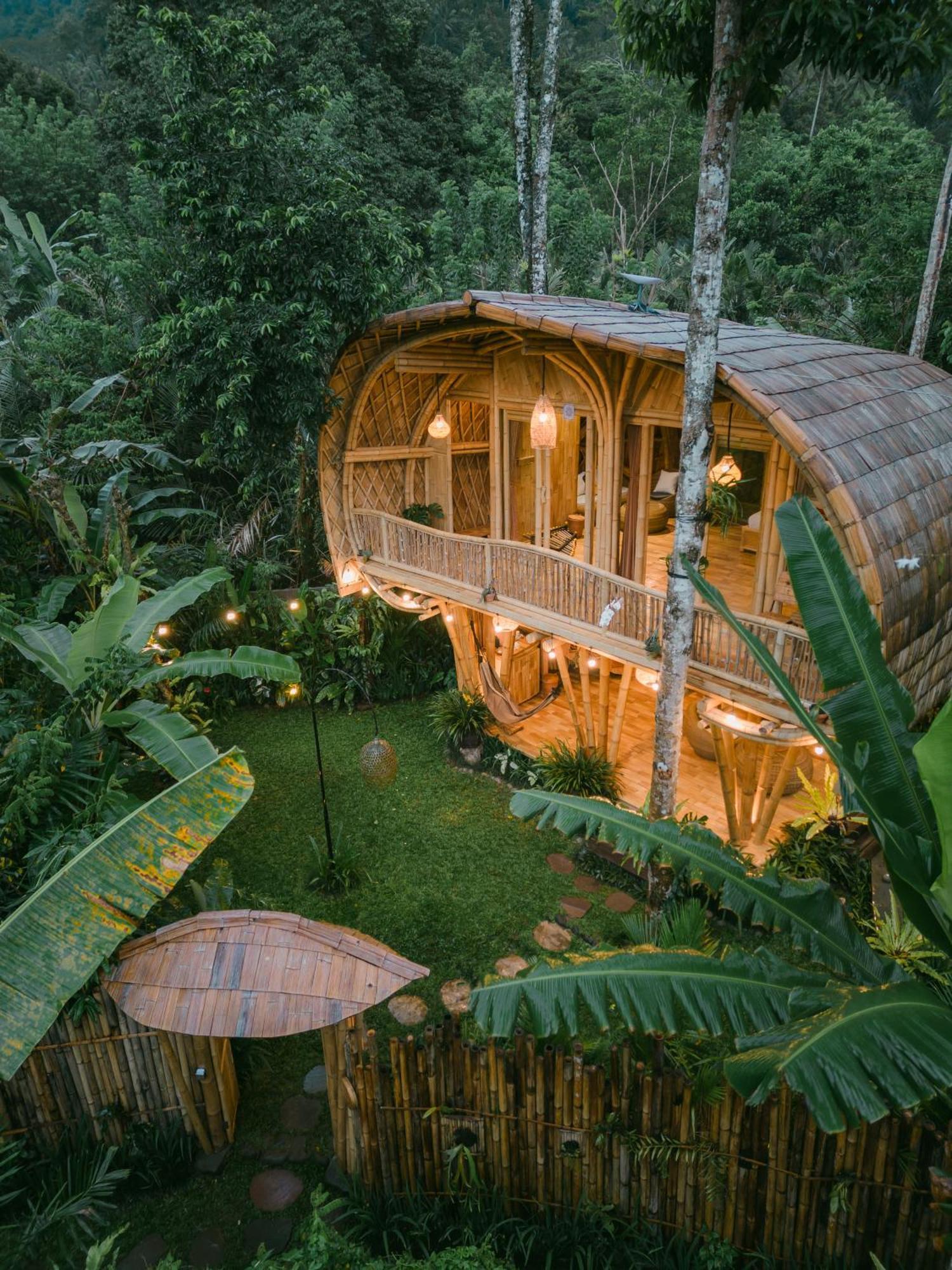 Willa Alamvaya Bali Bamboo House Sidemen  Zewnętrze zdjęcie