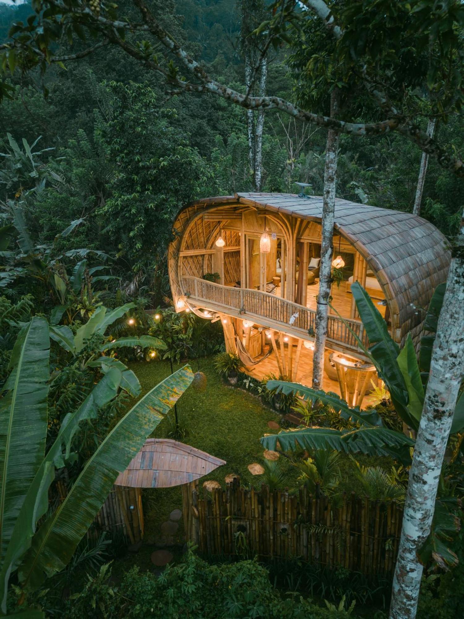 Willa Alamvaya Bali Bamboo House Sidemen  Zewnętrze zdjęcie