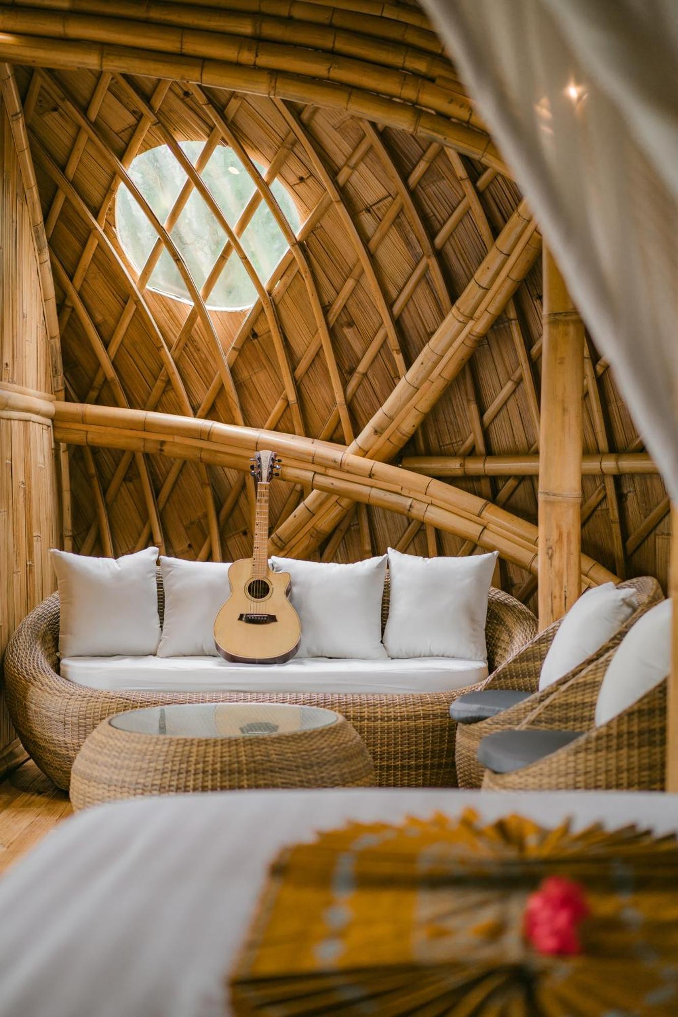 Willa Alamvaya Bali Bamboo House Sidemen  Zewnętrze zdjęcie