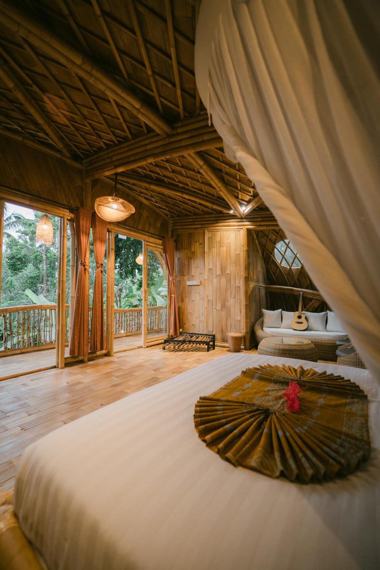 Willa Alamvaya Bali Bamboo House Sidemen  Zewnętrze zdjęcie