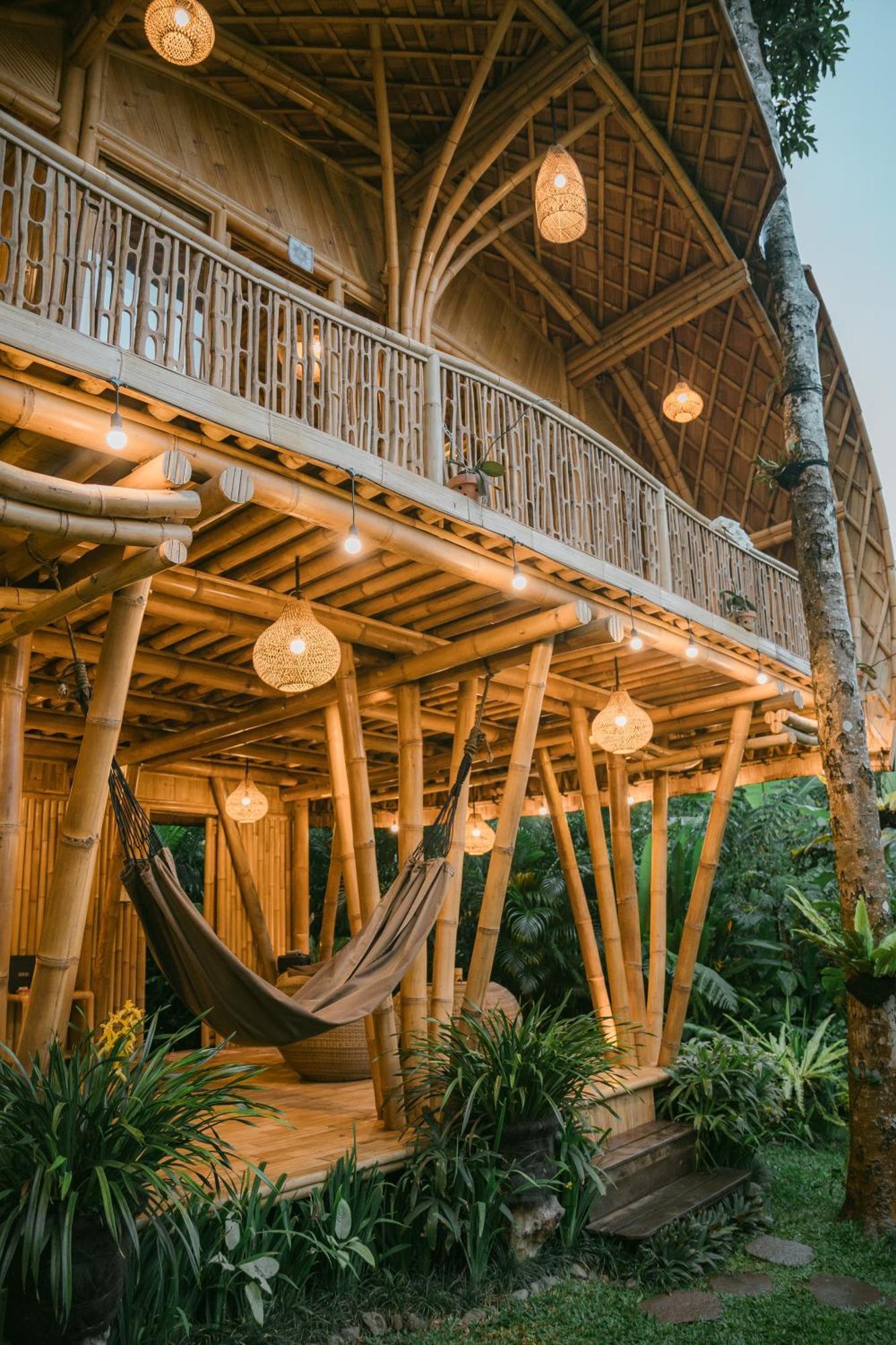 Willa Alamvaya Bali Bamboo House Sidemen  Zewnętrze zdjęcie