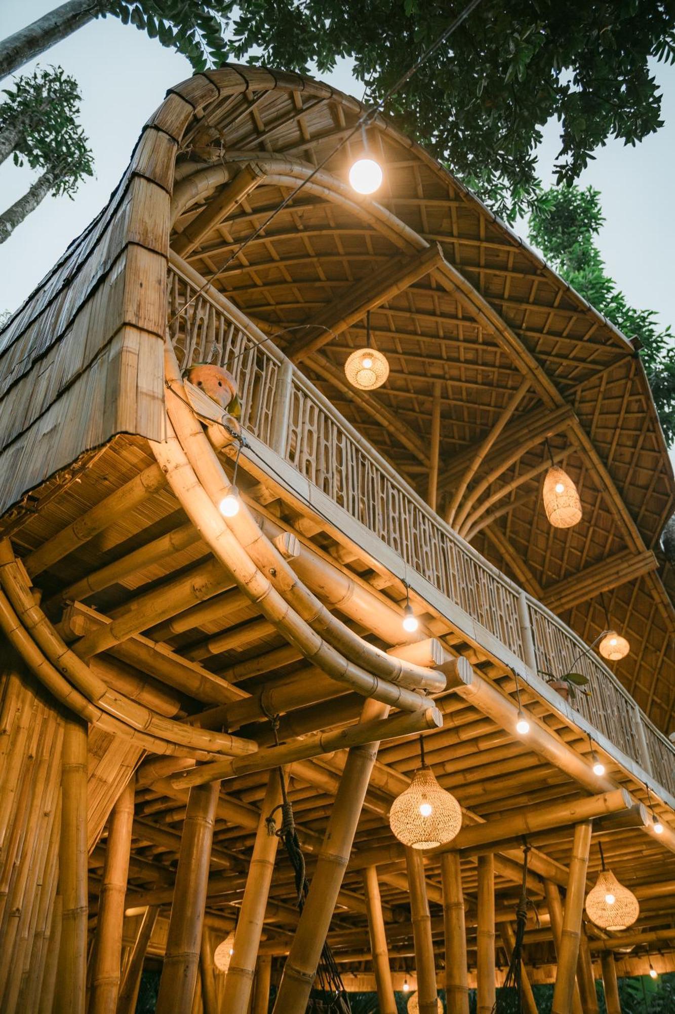 Willa Alamvaya Bali Bamboo House Sidemen  Zewnętrze zdjęcie