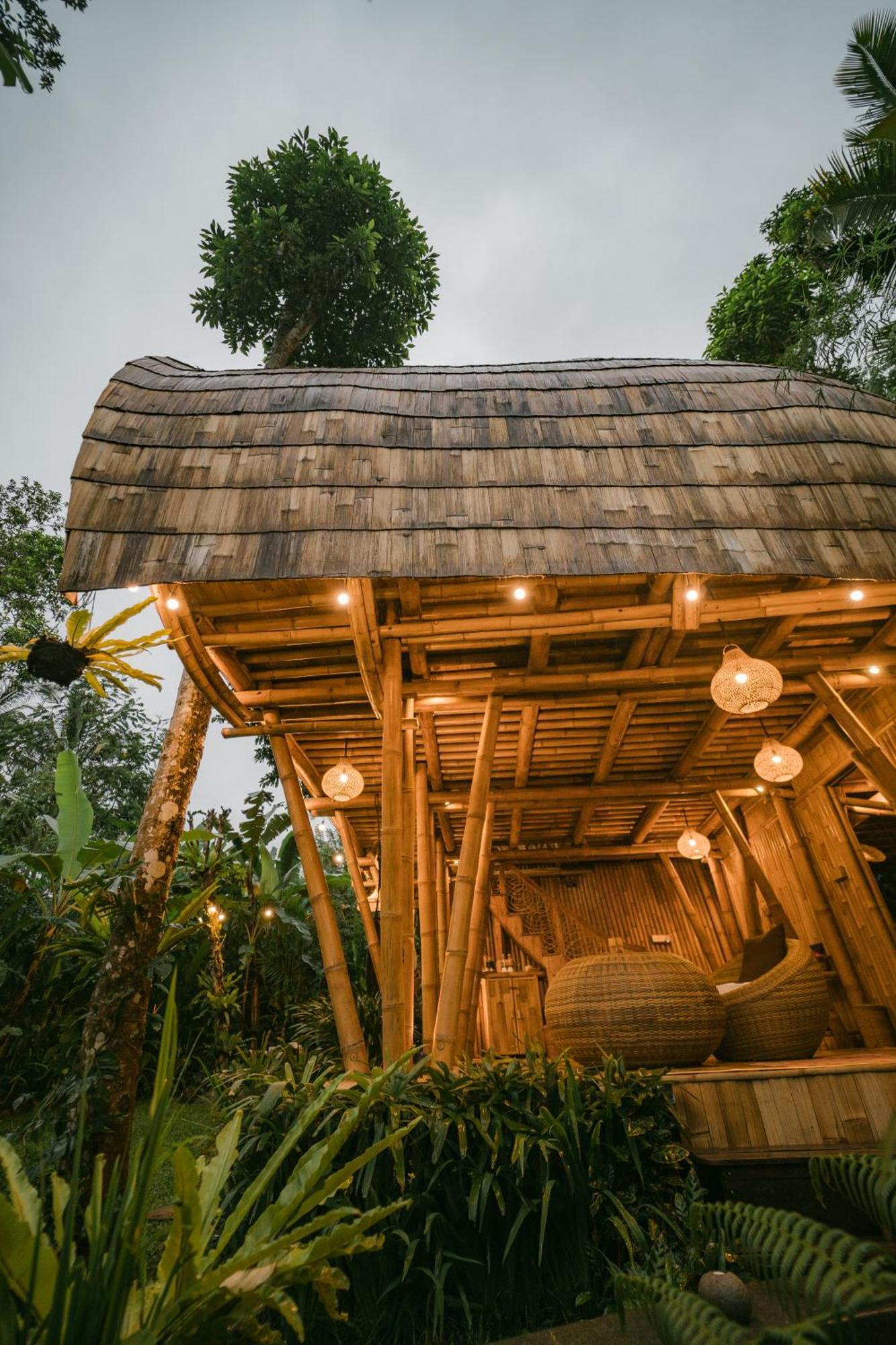 Willa Alamvaya Bali Bamboo House Sidemen  Zewnętrze zdjęcie