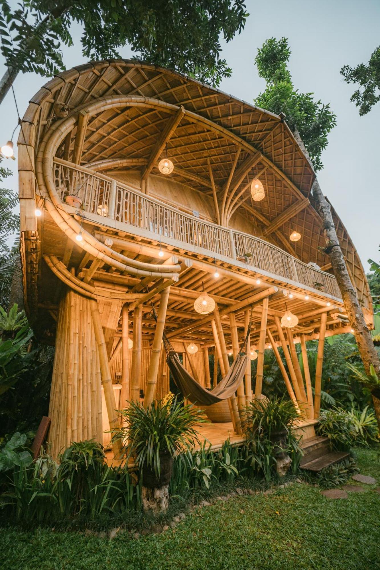 Willa Alamvaya Bali Bamboo House Sidemen  Zewnętrze zdjęcie