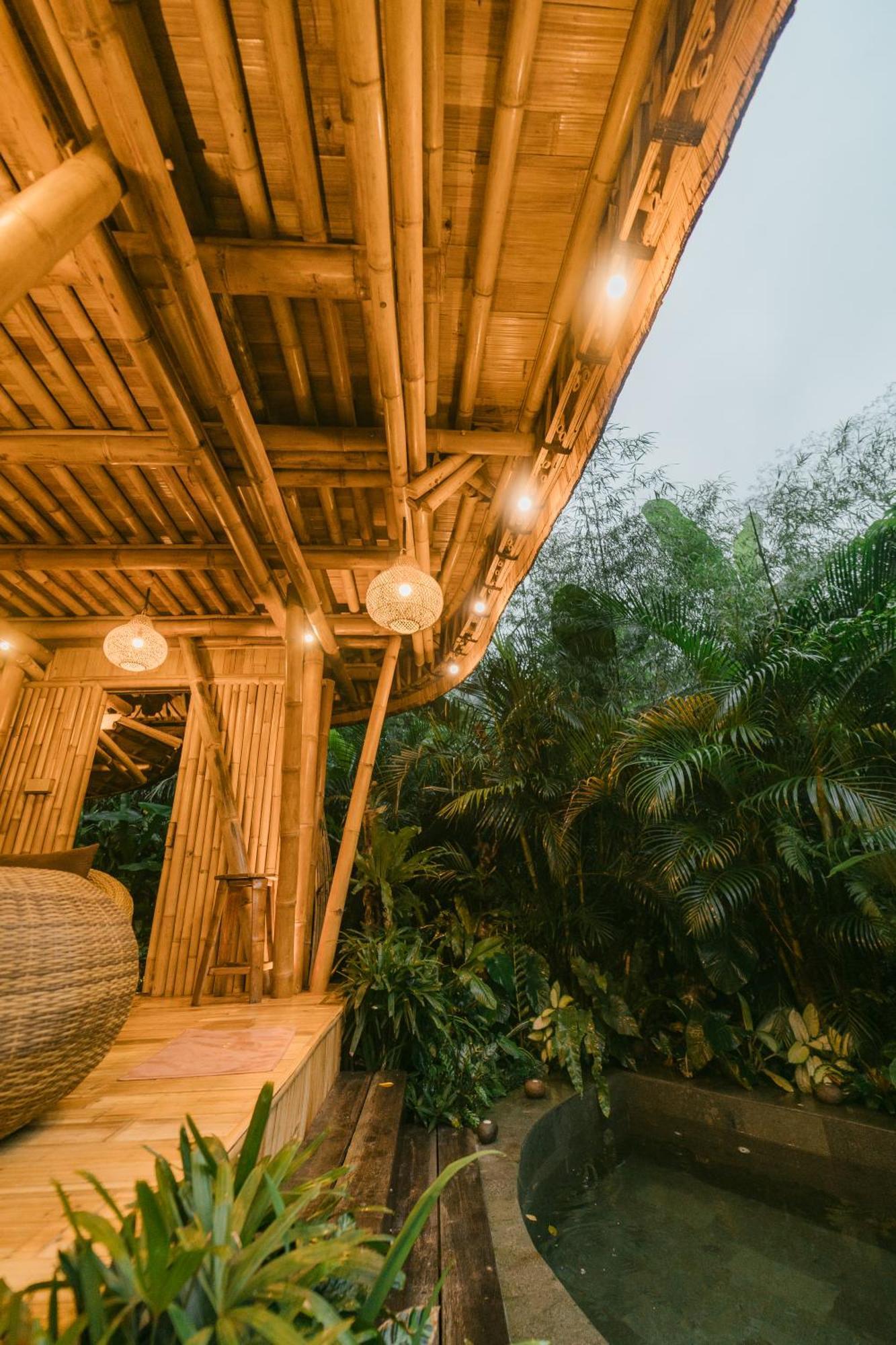 Willa Alamvaya Bali Bamboo House Sidemen  Zewnętrze zdjęcie